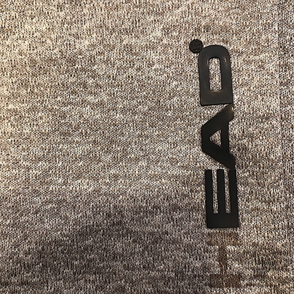 Head Gray Heathered Lined Quarter Zip Kids Large Adult Small - Picture 5 of 5